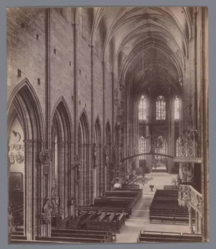 Interior of St. Lawrence's Church in Nuremberg