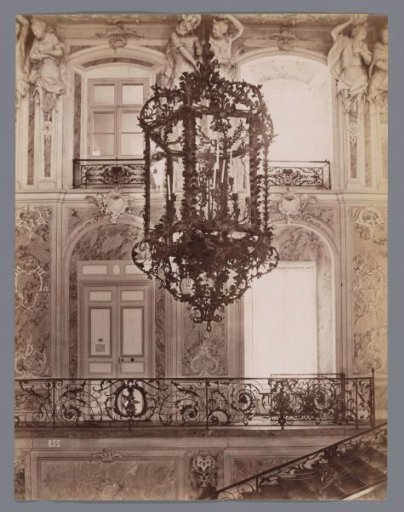 Candelabrum in stairwell, Nuremberg