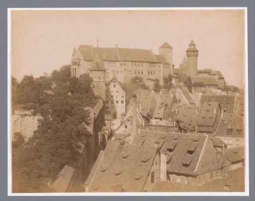 View of the castle of Nuremberg