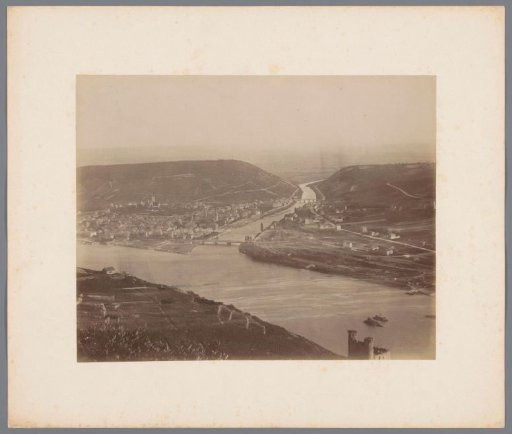 View of the town of Bingen, viewed from across the Rhine