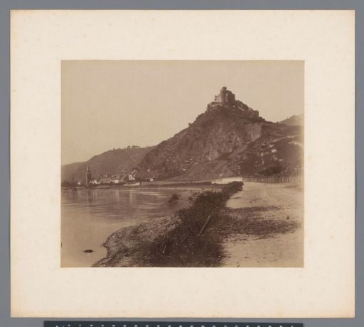 View of Braubach on the Rhine and the Marksburg