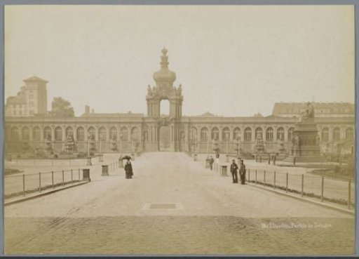 View of the Gate of the Zwinger in Dresden