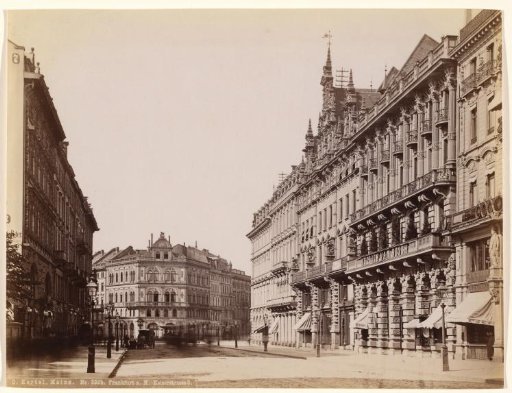 Street View in the Kaiserstrasse, Frankfurt am Main