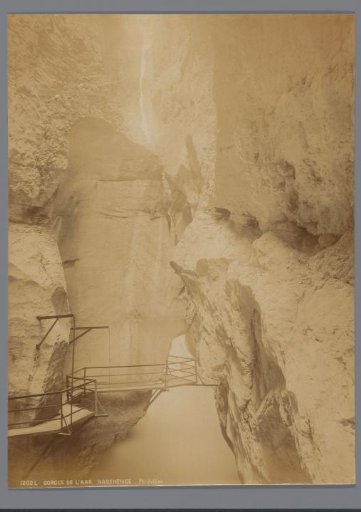 View of the Aare Gorge, near Meiringen