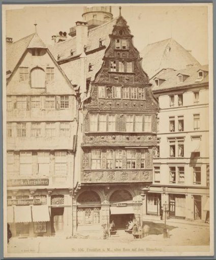Haus Frauenstein and the Salzhaus in Frankfurt am Main