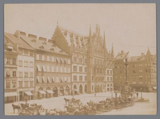 Town Hall of Munich on the Marienplatz