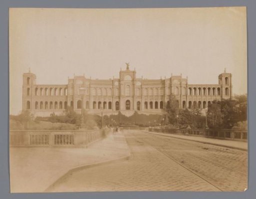 View of the Maximilianeum in Munich