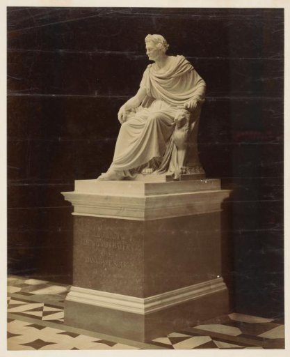 Sculpture of King Ludwig of Bavaria in the Walhalla at Donaustauf