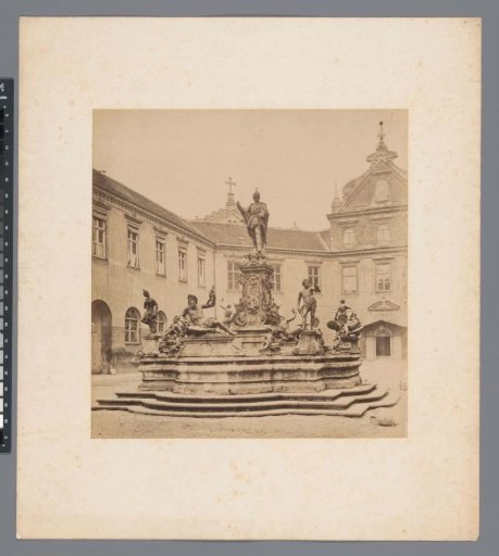 Wittelsbacher Fountain on the Brunnenhof in Munich