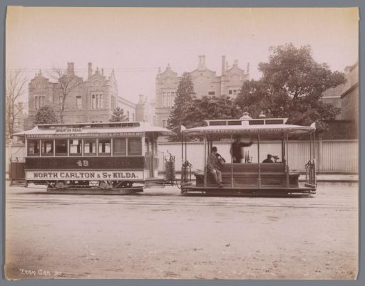 Electric tram in Melbourne