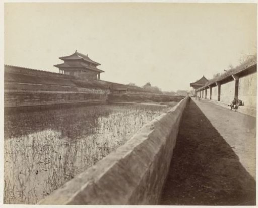 View of the northern entrance to the Palace Museum in Beijing