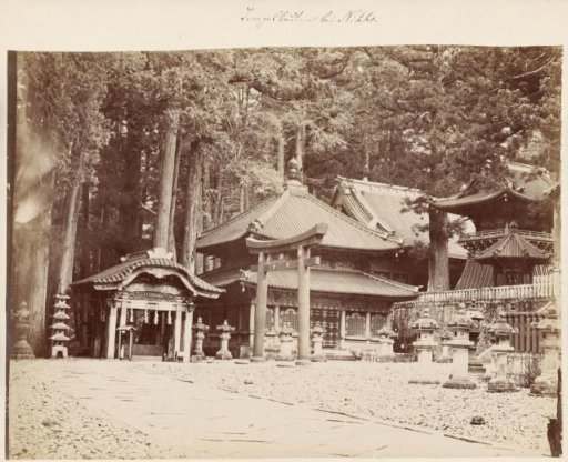 Suibansha and torii of Nikkō Tōshō-gū in Kanto, Japan