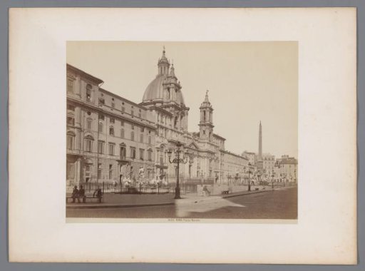View of the Piazza Navona in Rome, Italy
