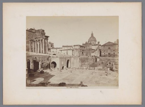 View of the Forum Romanum in Rome, Italy