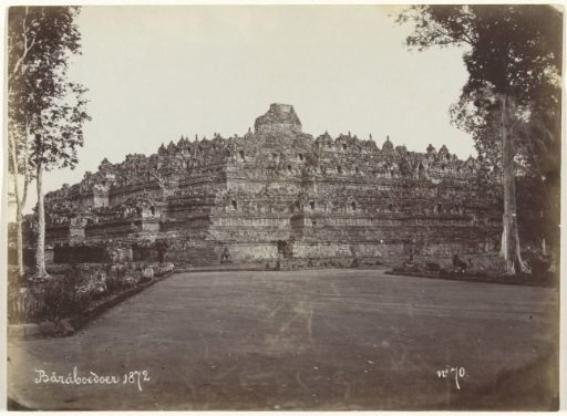 Borobudur, seen from the northwest