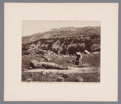View of Agrigento from the Temple of Jupiter, Italy