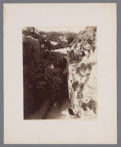 View of a bridge in Piedigrotta at Naples, Italy