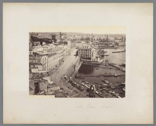 View of a quay at Naples, Italy