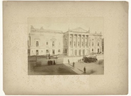 Construction of the Dutch Theatre in Amsterdam