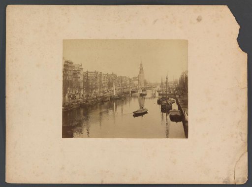 Oude Schans and Montelbaanstoren in Amsterdam