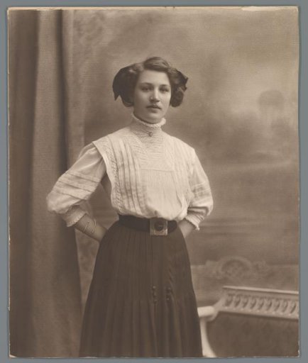 Portrait of an unknown young woman