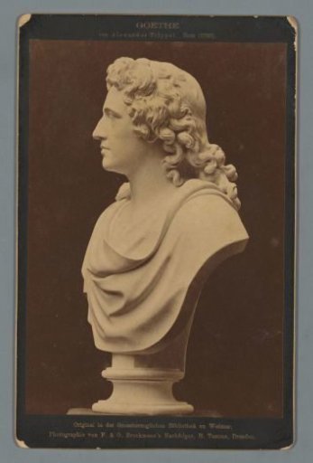 Sculpture of Goethe by Alexander Trippel