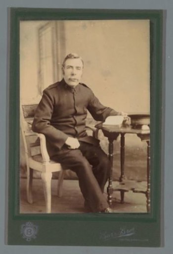 Portrait of an Unknown Man in a Military Uniform