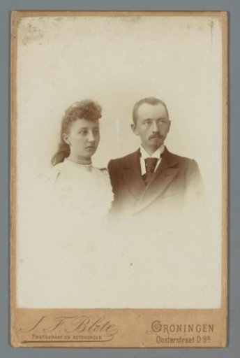 Portrait of Jan Mulder and Siete Boerma