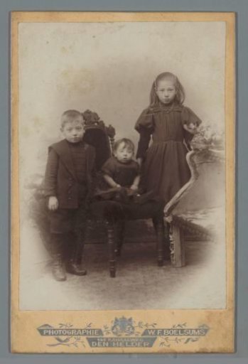 Portrait of Three Children, Cato, Piet and Nina