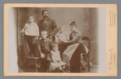 Group portrait of presumably a family