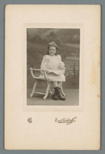 Portrait of an unknown girl with a book