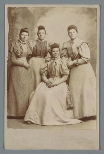 Portrait of Four Unknown Women