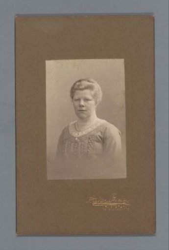 Studio portrait of an unknown woman