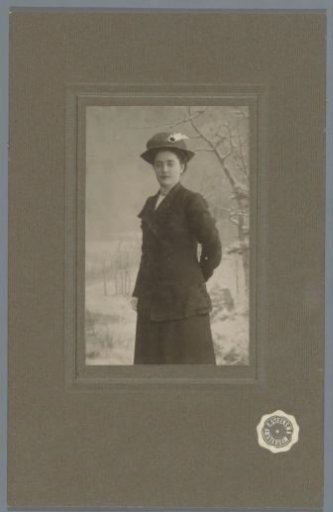 Studio portrait of an unknown woman