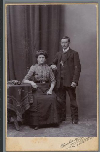 Group portrait of an Unknown Couple