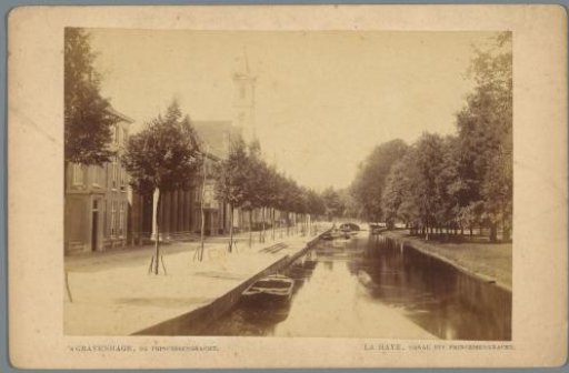 View of the Prinsessegracht in The Hague