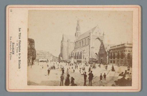 View of the Great Church or St. Bavo's Church in Haarlem