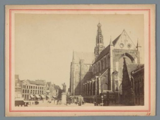 View of the Great Church or St. Bavo's Church in Haarlem