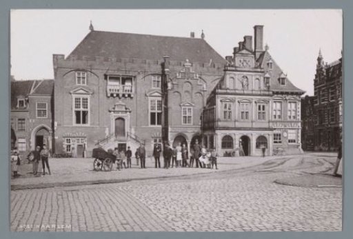 View of the town hall in Haarlem