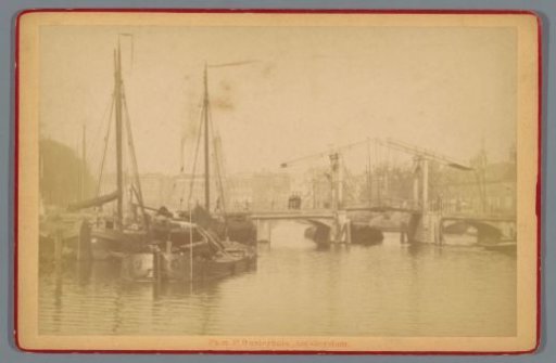 Magere Brug over the Amstel, viewed towards the north, Amsterdam