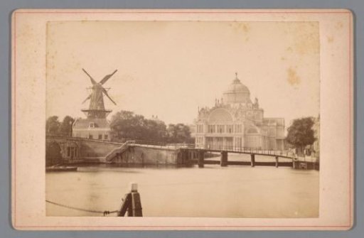 View of the Palace for Industry in Amsterdam