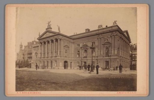 View of the City Theatre on the Leidseplein in Amsterdam