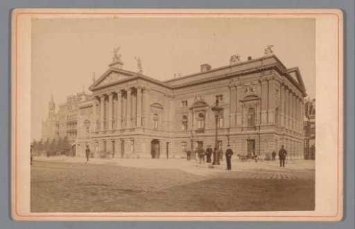 View of the City Theatre on the Leidseplein in Amsterdam