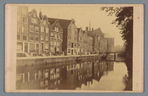 View of the Nieuwezijds Voorburgwal in Amsterdam
