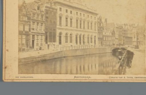 View of the Royal Post Office at the Nieuwezijds Voorburgwal 192 in Amsterdam