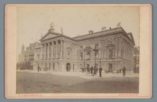 View of the City Theatre on the Leidseplein in Amsterdam