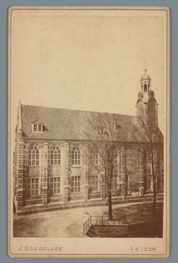 View of the Academy Building on the Rapenburg in Leiden
