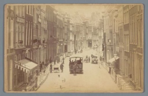 View of the Breestraat in Leiden