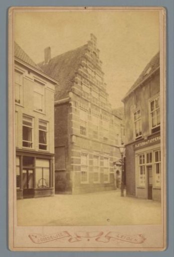View of the Latin School on the Lokhorststraat in Leiden