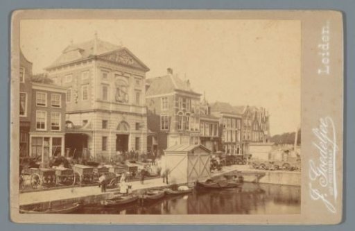 View of the Weigh House on the Aalmarkt in Leiden